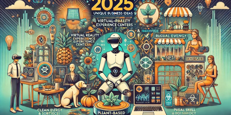 12 unique business ideas for 2025
