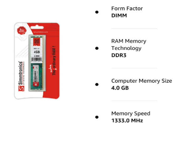 Simtronics RAM Laptop/Desktop