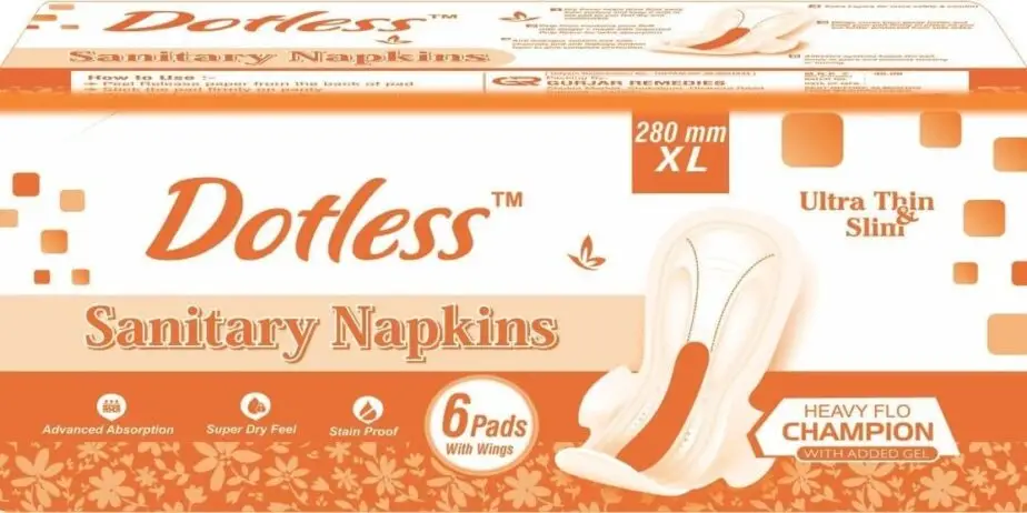 Dotless Sanitary Napkin